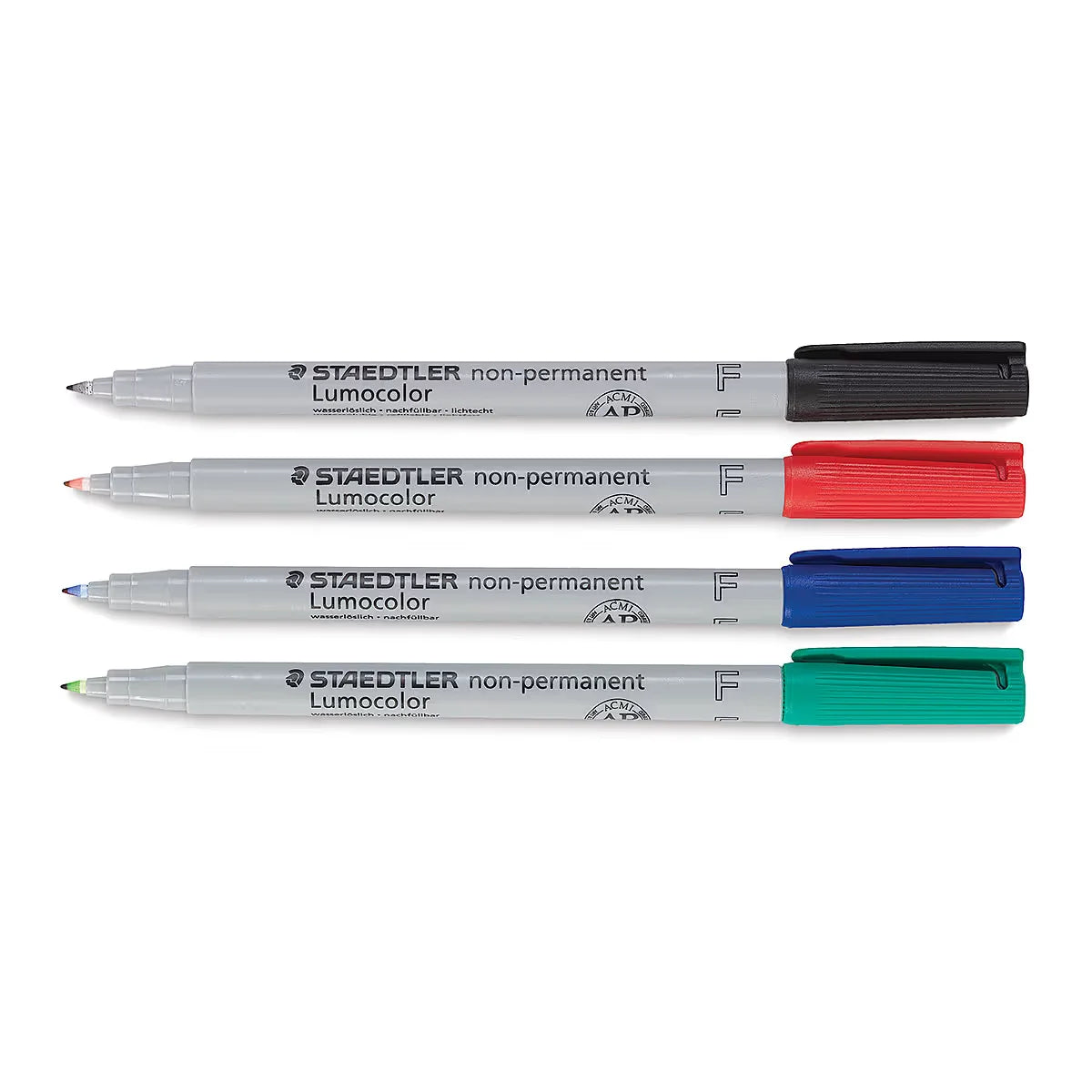 Staedtler Lumocolor NonPermanent Markers  Super Fine Set of 4