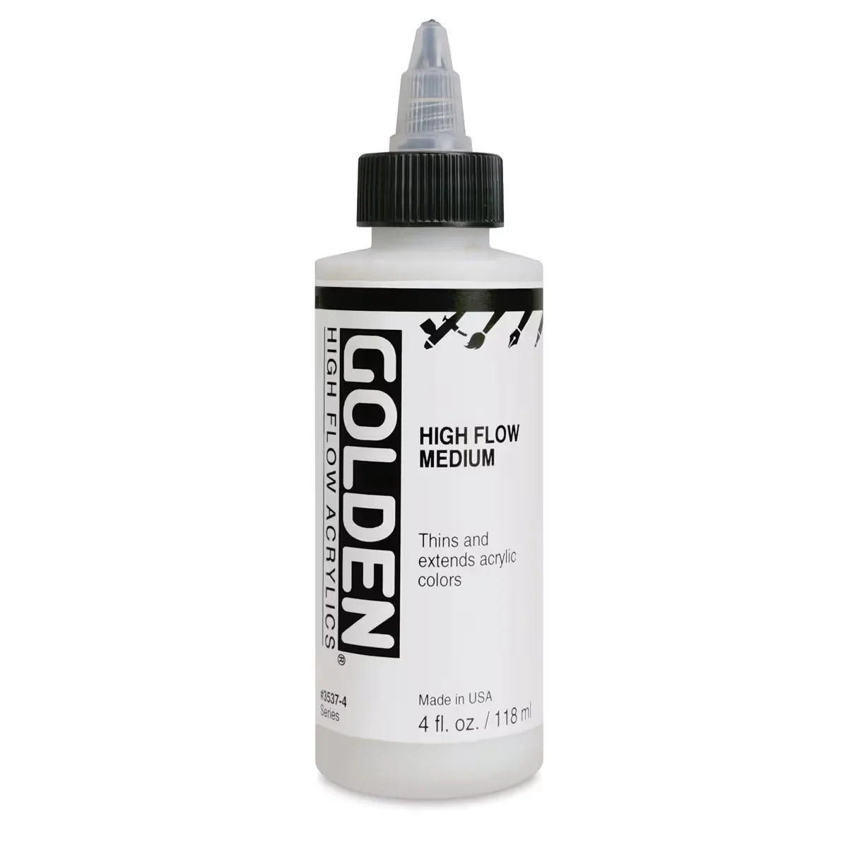 Golden High Flow Medium  4 oz Bottle