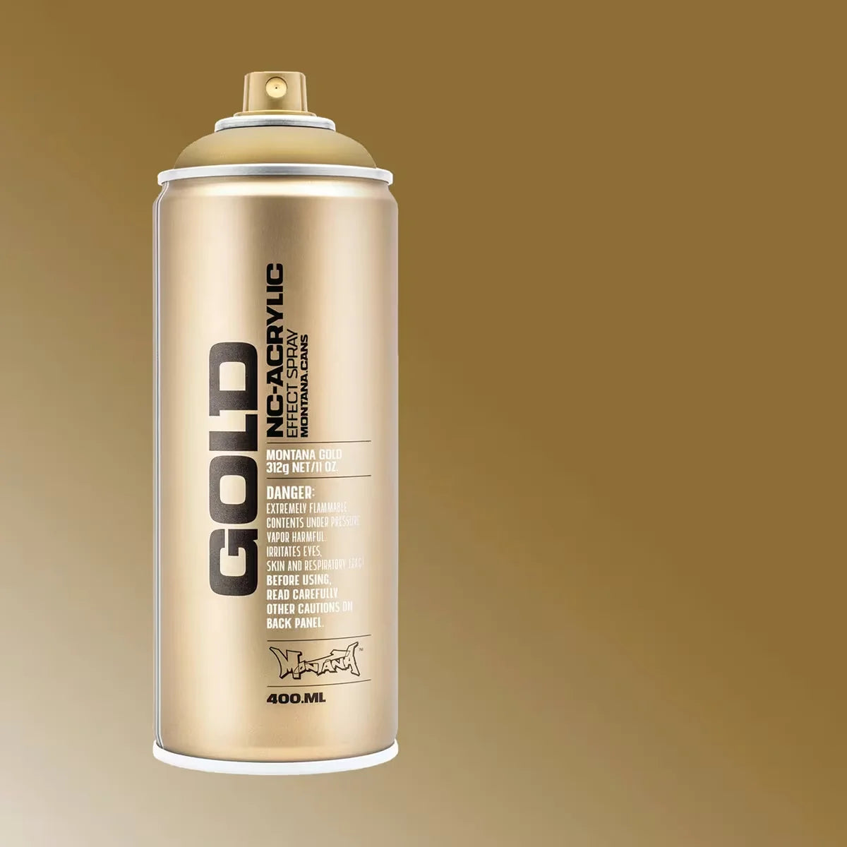 Montana Gold Acrylic Metallic Tones Spray Paint  Gold Matt (Metallic) 400 ml can