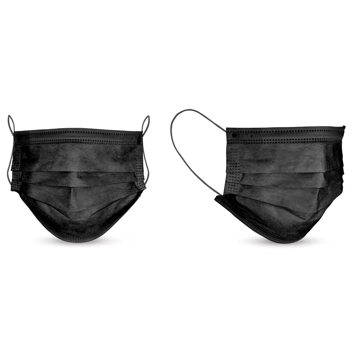 SAS Safety Disposable Face Mask   Black Package of 10
