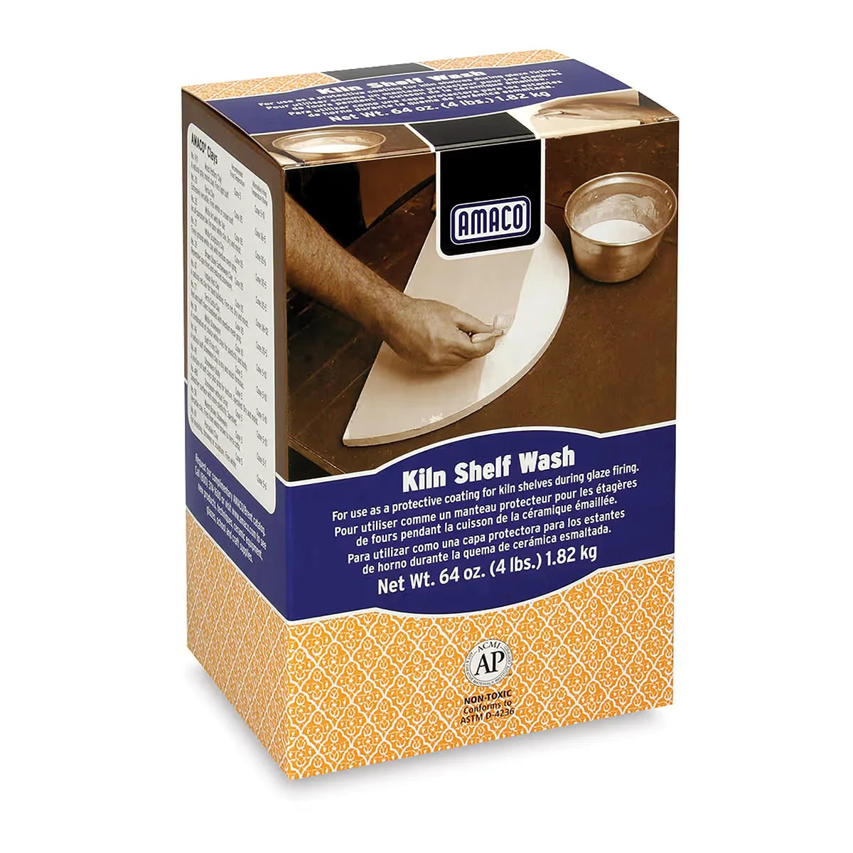 Amaco Kiln Wash In Powder Form  Dry 16 Oz