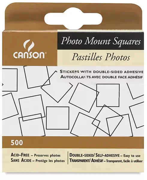 Canson Photo Mount Squares  Pkg of 500