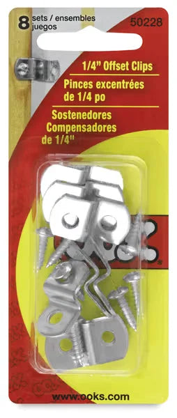OOK Offset Clip Pack  1/8 Pkg of 8