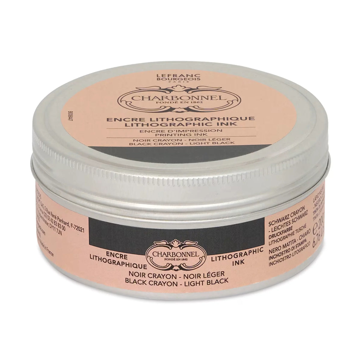 Charbonnel Lithographic Ink  Black Crayon 200 ml