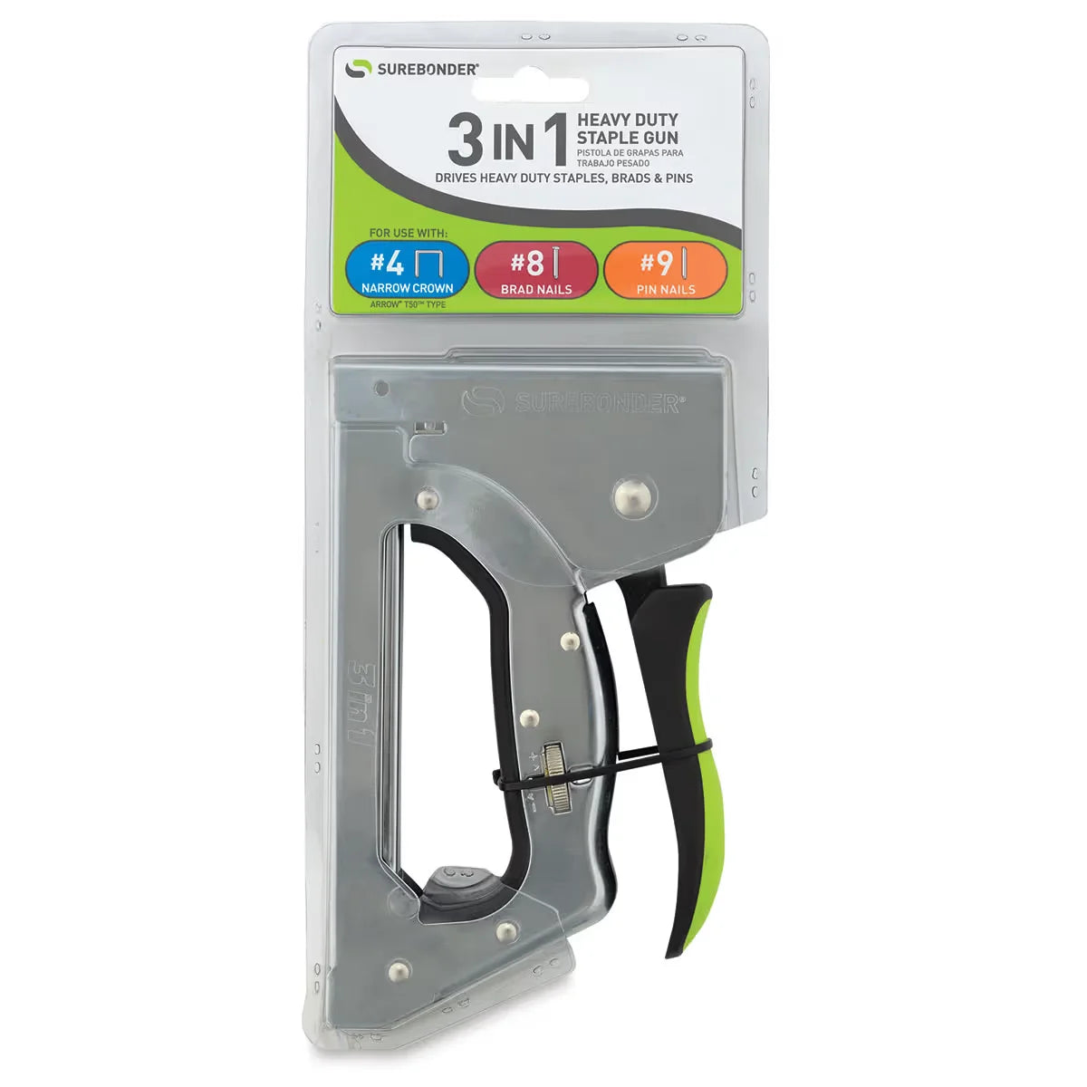 Surebonder 3 in 1 Heavy Duty Staple Gun