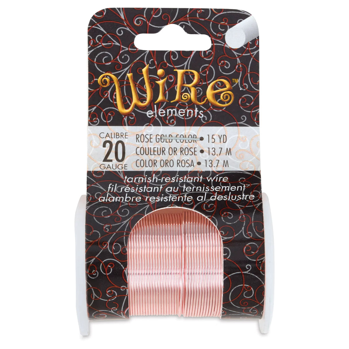 Beadsmith Wire Elements TarnishResistant Wire  Copper 20 Gauge 15 yds