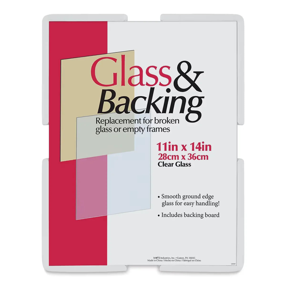 Glass and Backing  5 x 7