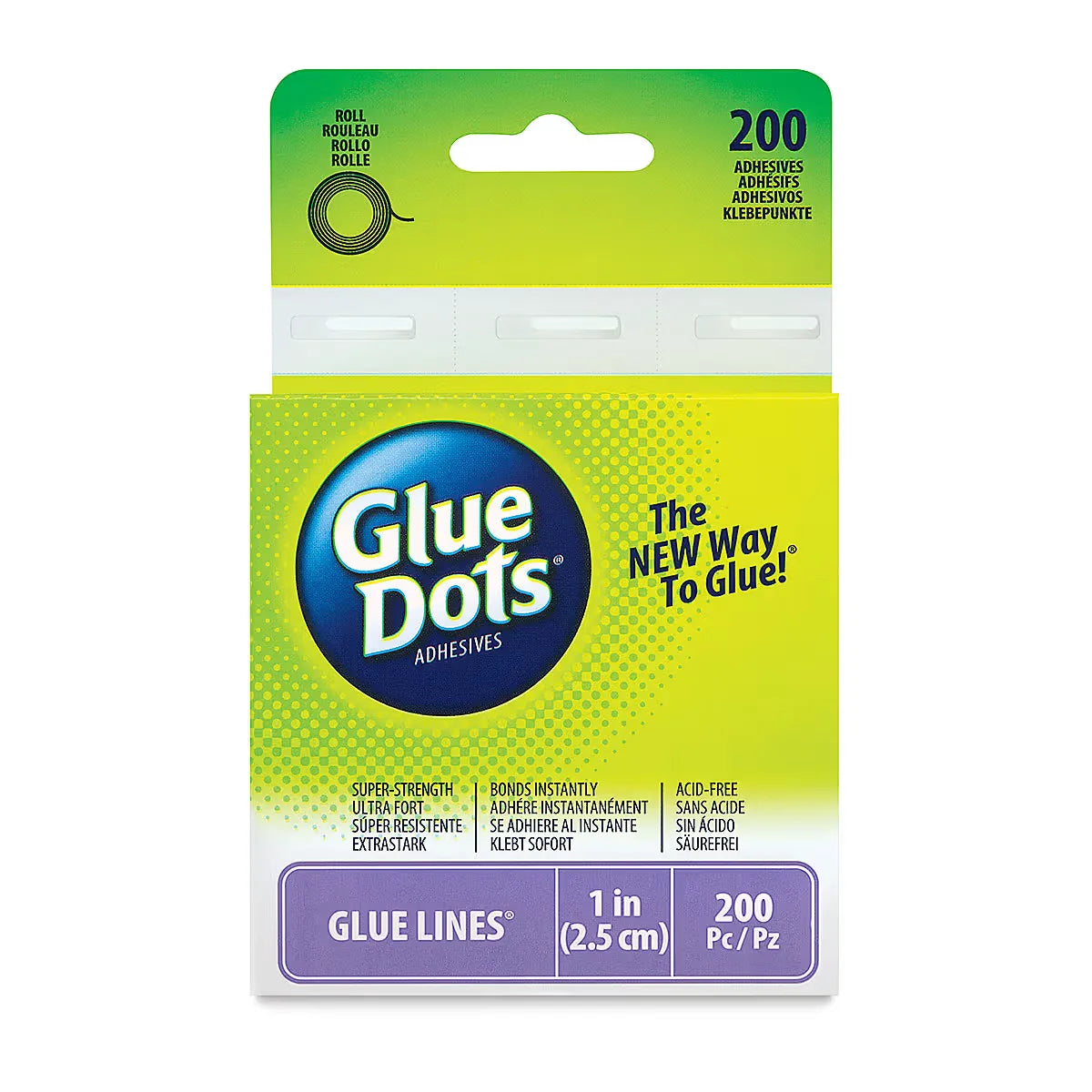 Glue Dots Glue Lines  1 Pkg of 200