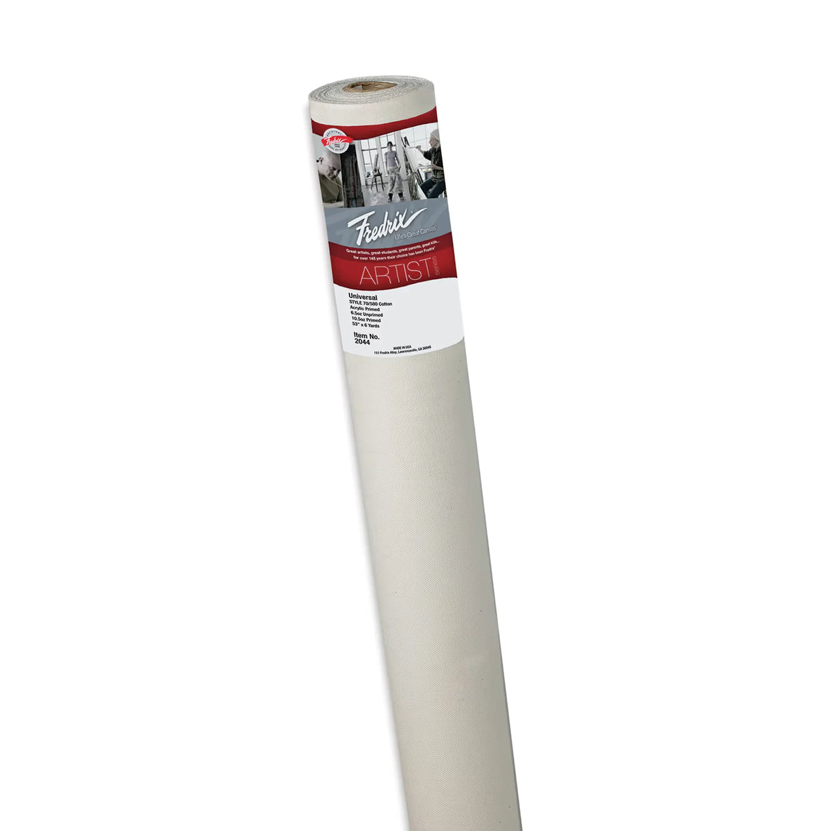 Fredrix Cotton Duck Canvas Roll  53 x 3 yards Acrylic Primed
