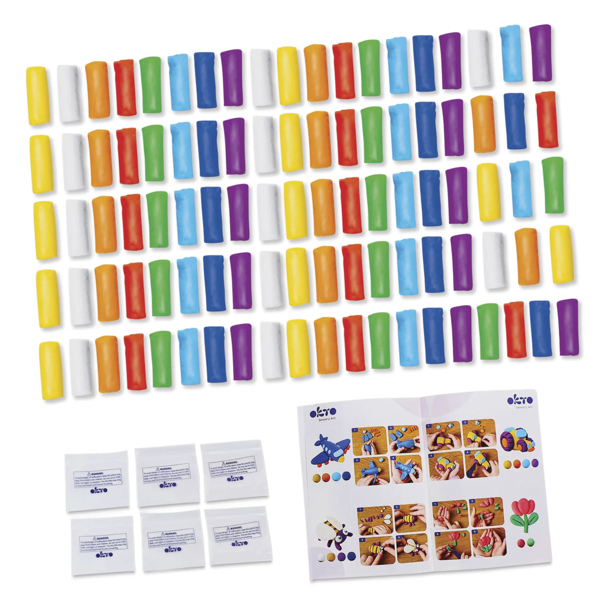 Okto Sensory Art Color Dough Classpack
