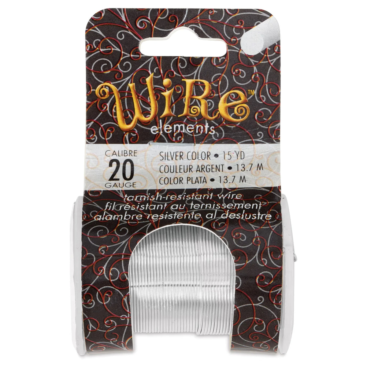 Beadsmith Wire Elements TarnishResistant Wire  Copper 20 Gauge 15 yds