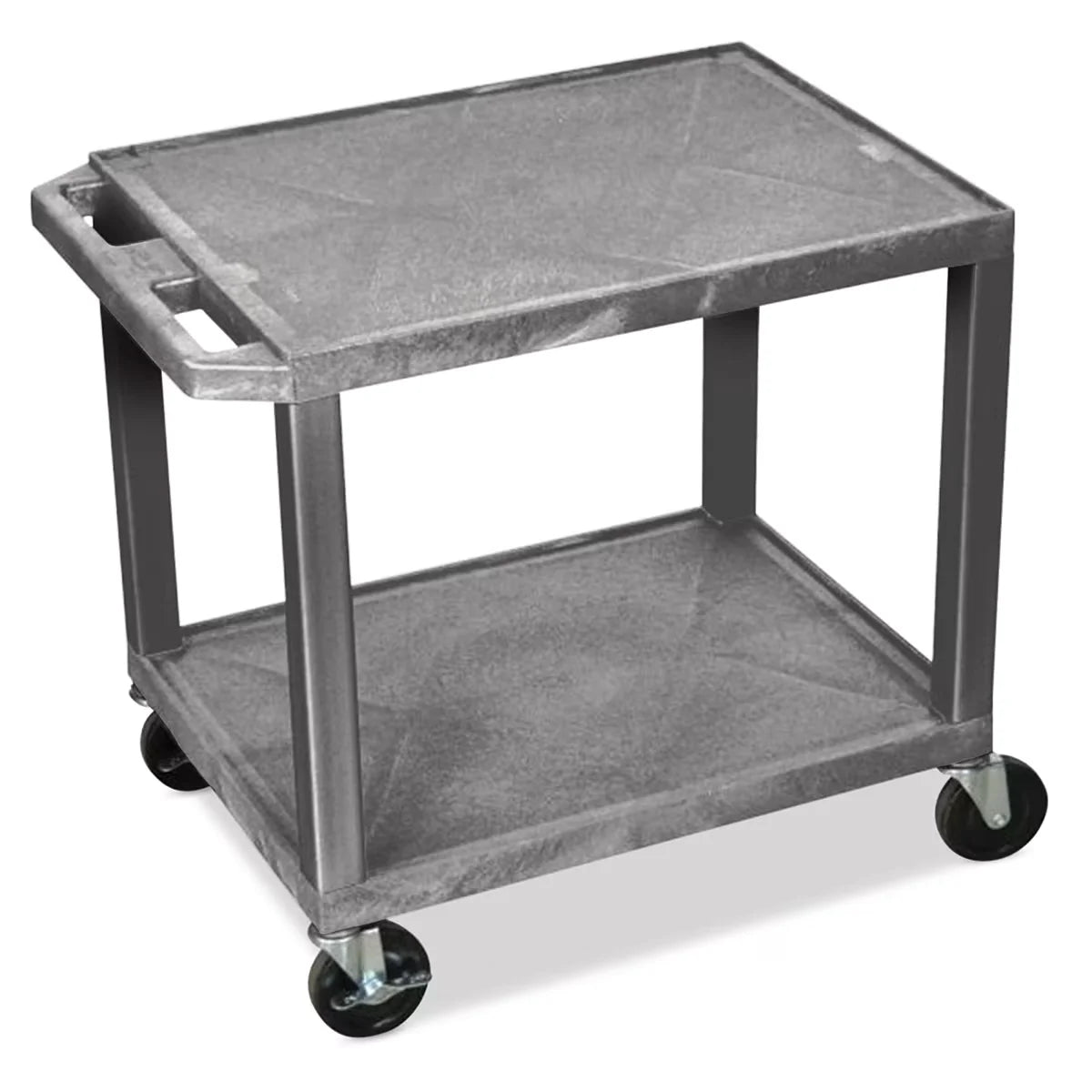 Tuffy MultiPurpose Art Cart  26 Black 2 Shelf