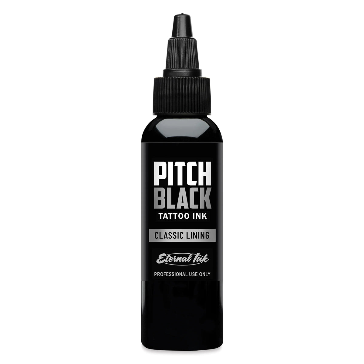 Eternal Ink Pitch Black Classic Lining Tattoo Ink  1 oz bottle