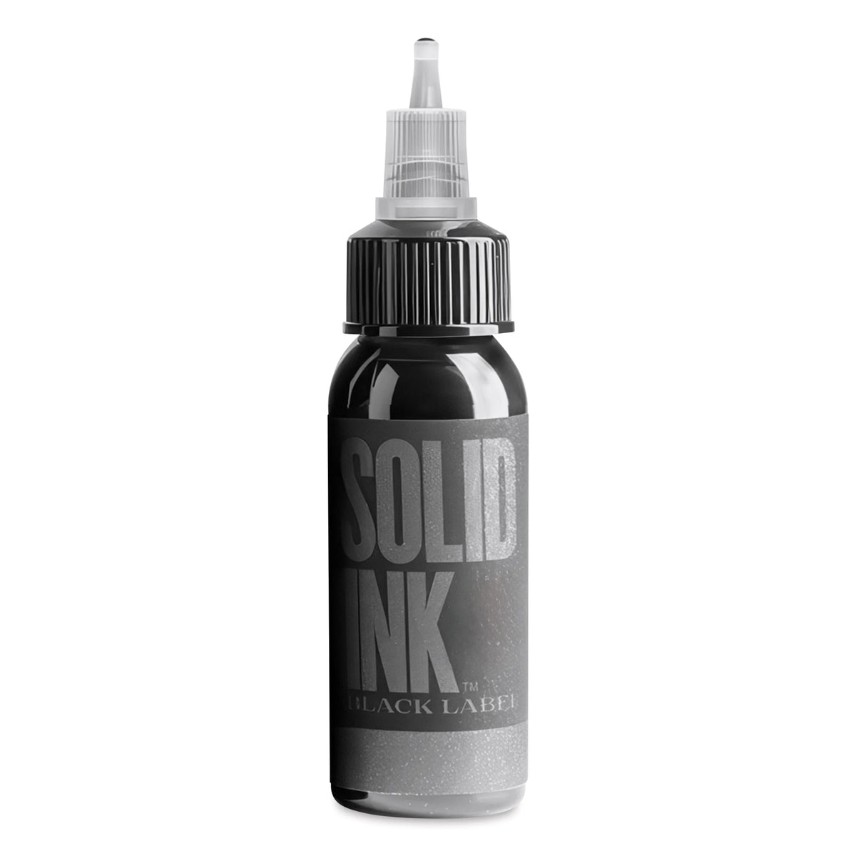 Solid Ink Lining Black Tattoo Ink  1 oz bottle