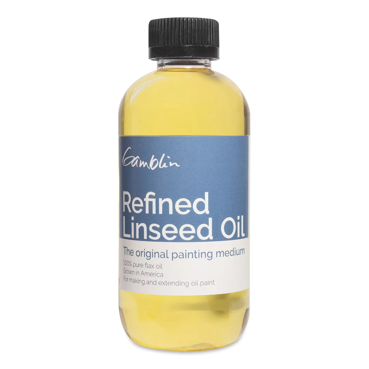 Gamblin Refined Linseed Oil  4 oz bottle