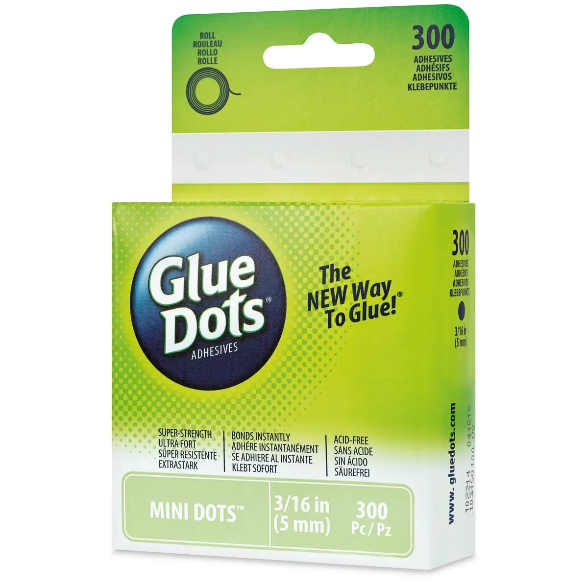 Glue Dots Mini Glue Dots  3/16 Pkg of 300