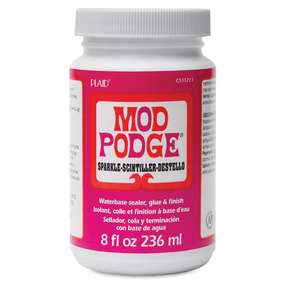 Plaid Mod Podge Sparkle Finish  8 oz Jar