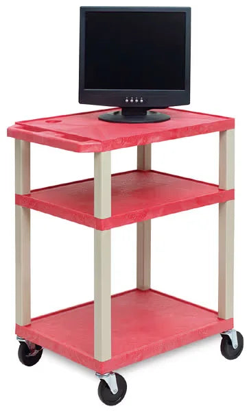 Tuffy MultiPurpose Art Cart  26 Black 2 Shelf