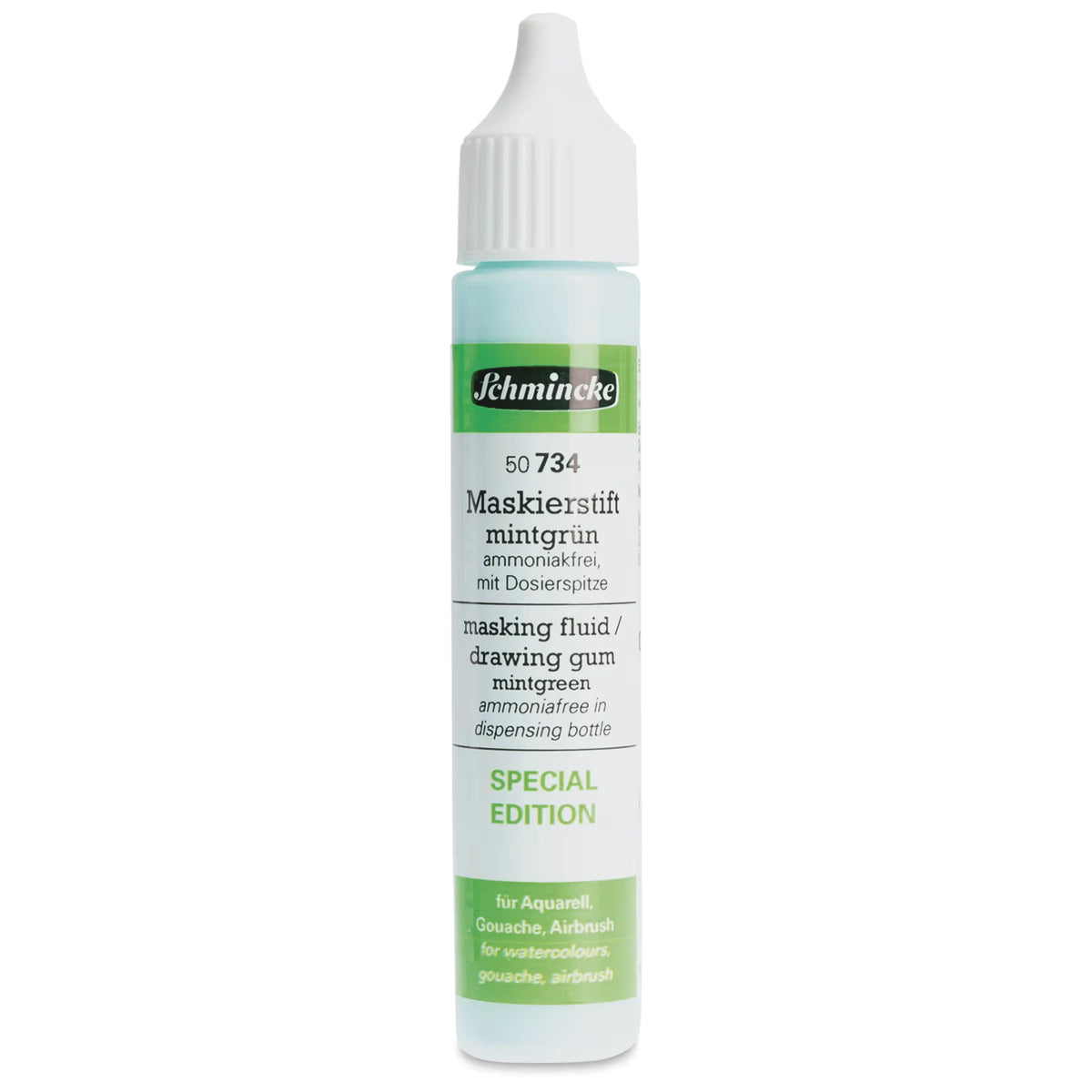 Schmincke Aqua Masking Fluid  Blue 25 ml Bottle