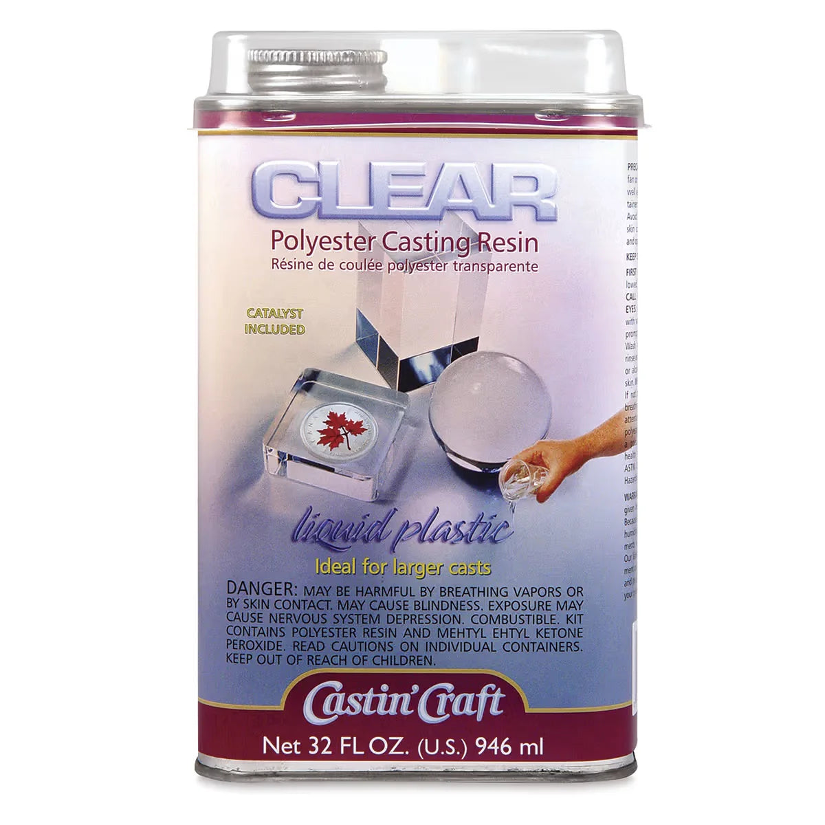 CastinCraft Polyester Casting Resin w/Catalyst   32 oz