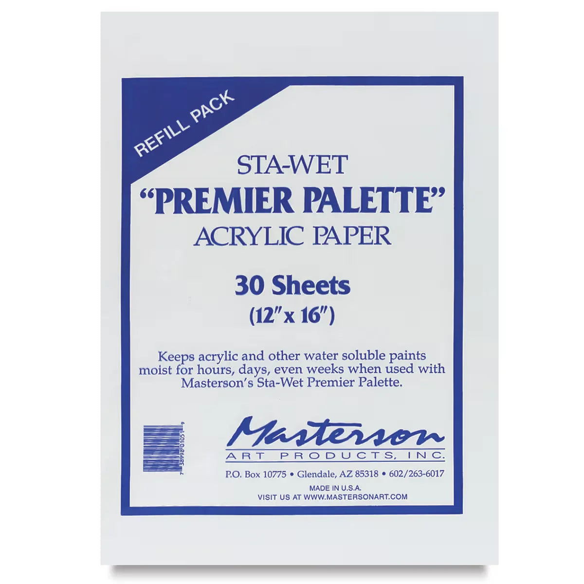 Masterson StaWet Premier Palette Acrylic Film 30 Sheets