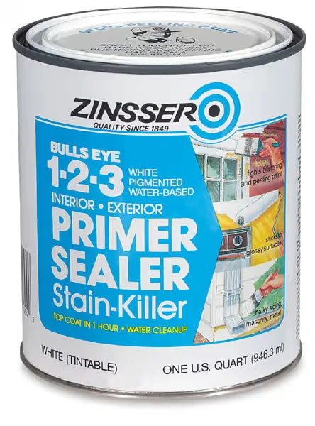 Bulls Eye 123 Latex Primer Sealer Interior/Exterior Quart