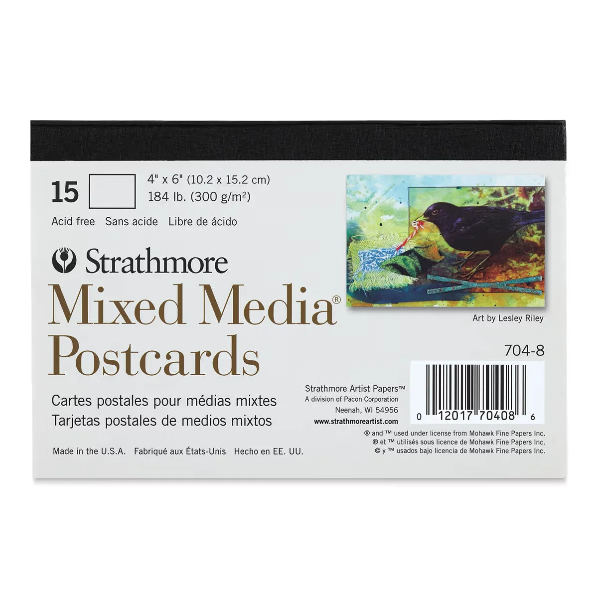 Strathmore Mixed Media Postcards  4 x 6 15 Sheets