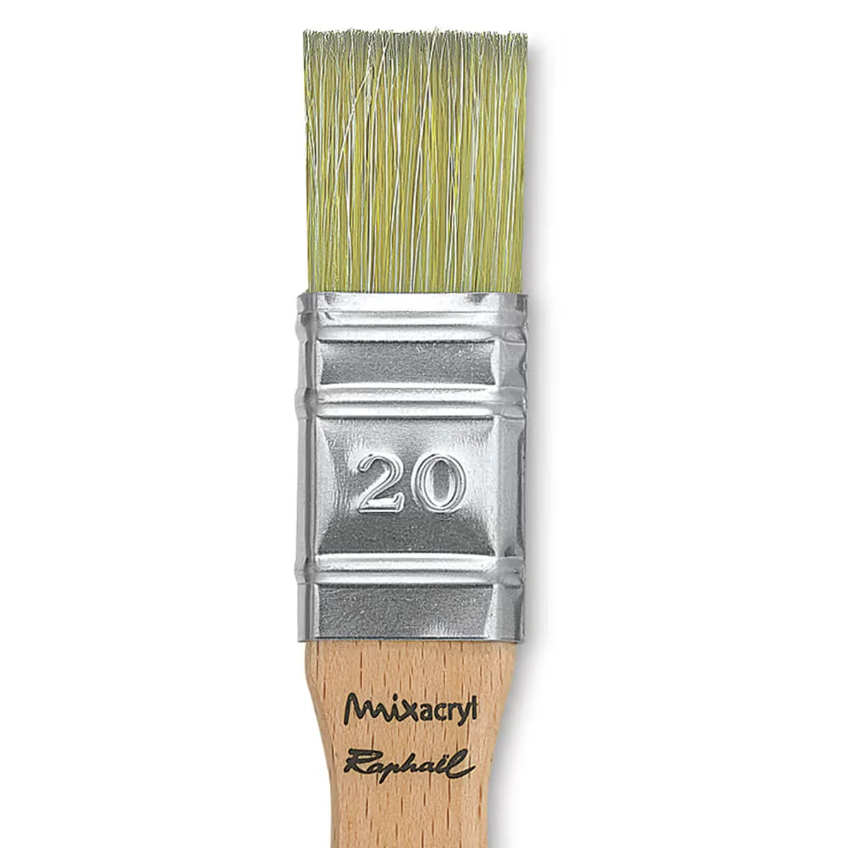 Raphael Mixacryl Natural Bristle/Synthetic Mix Brush  Mixed Media Flat Size 20