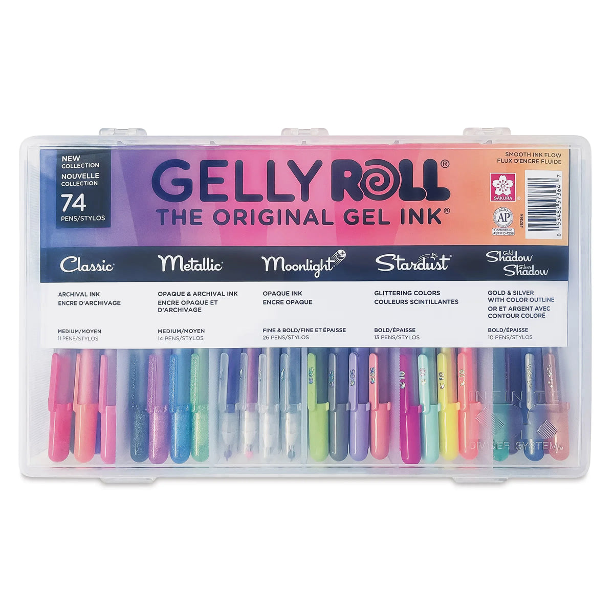 Sakura Gelly Roll Complete Pen  Set of 74