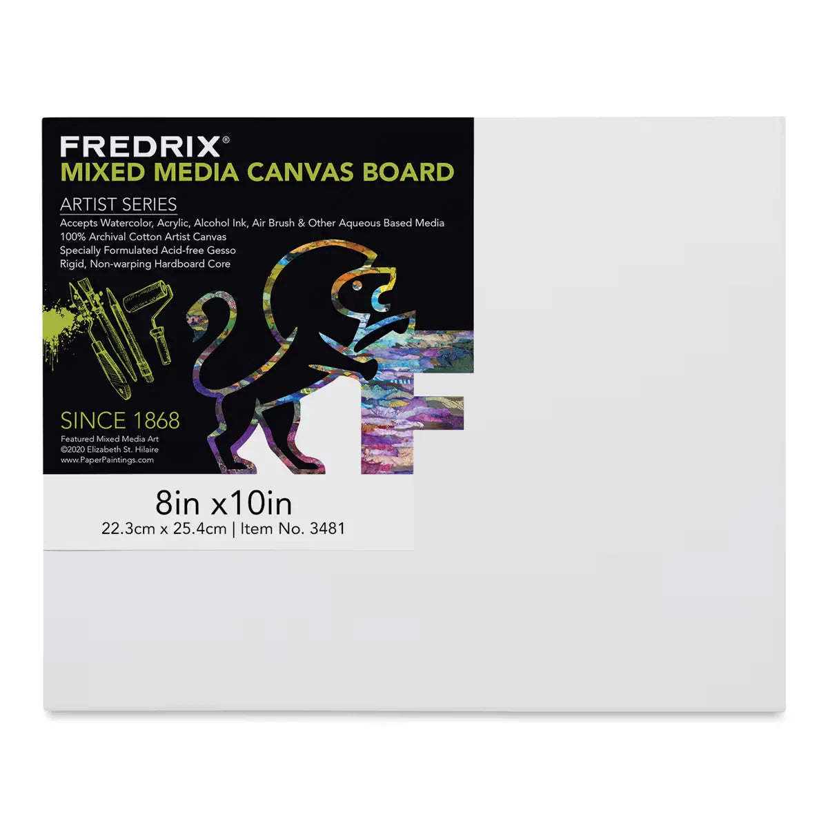 Fredrix Mixed Media Canvas Boards  8 x 10 1/8