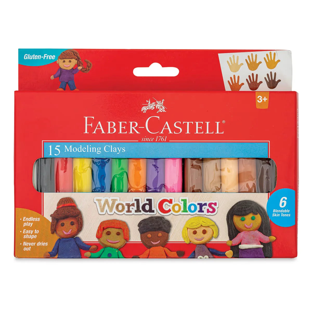 FaberCastell World Colors Modeling Clay Set  15 Piece