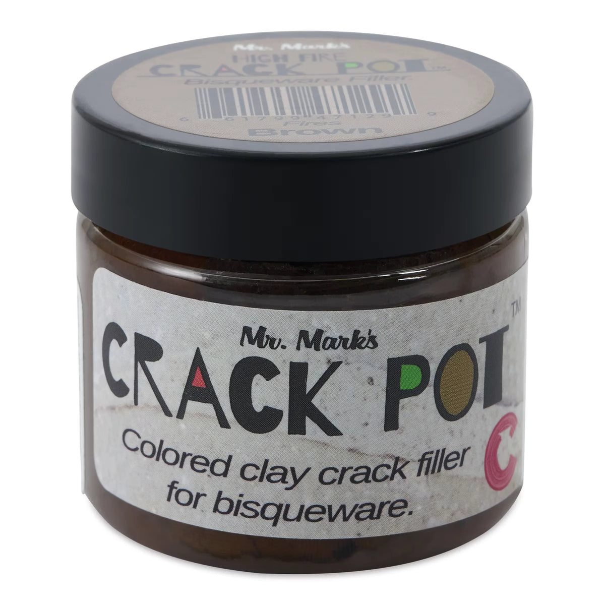 The Ceramic Shop Mr Marks Crack Pot High Fire Bisqueware Filler  Buff 2 oz