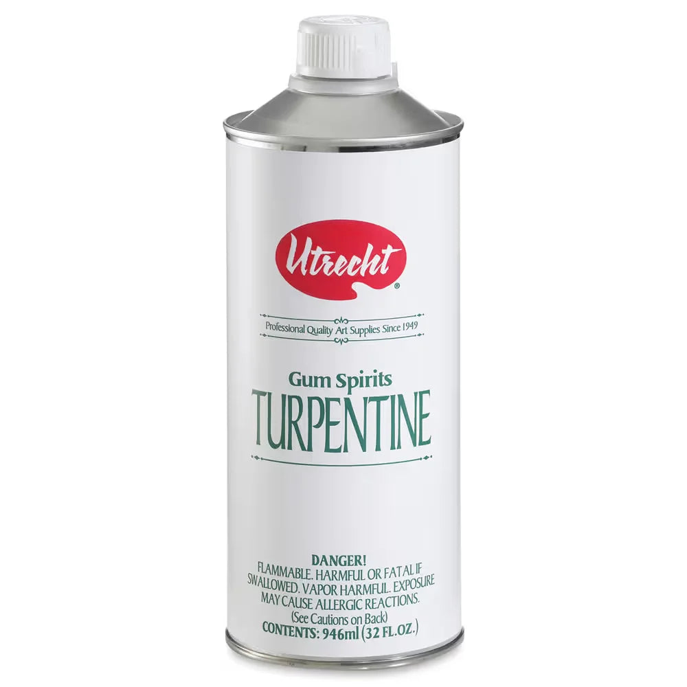 Utrecht Gum Spirits Turpentine  4 oz bottle