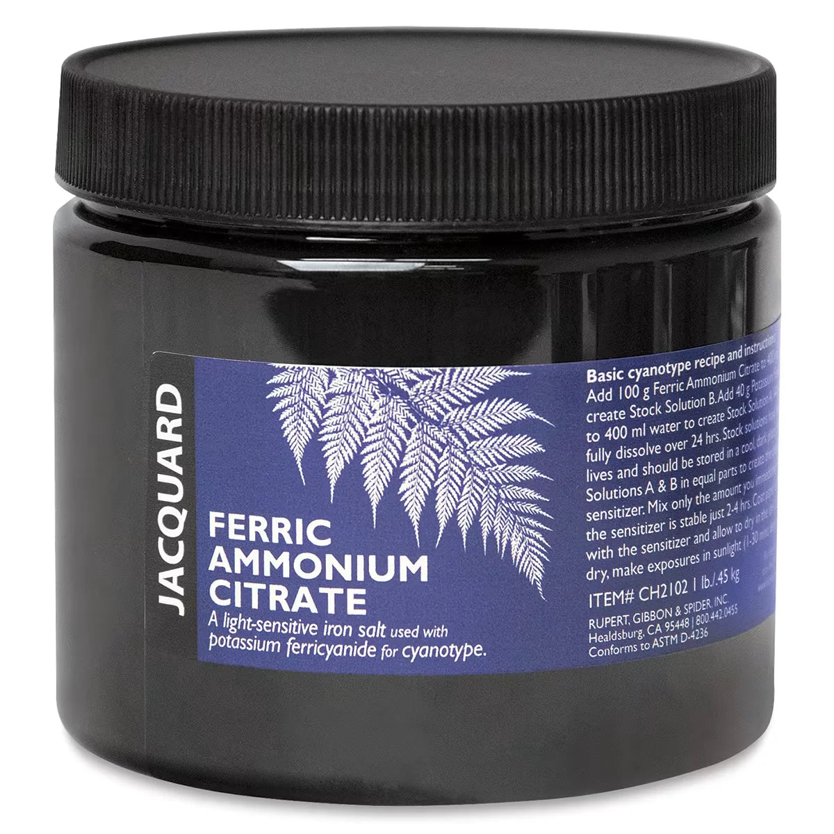 Jaquard Cyanotype  Ferric Ammonium Citrate 8 oz