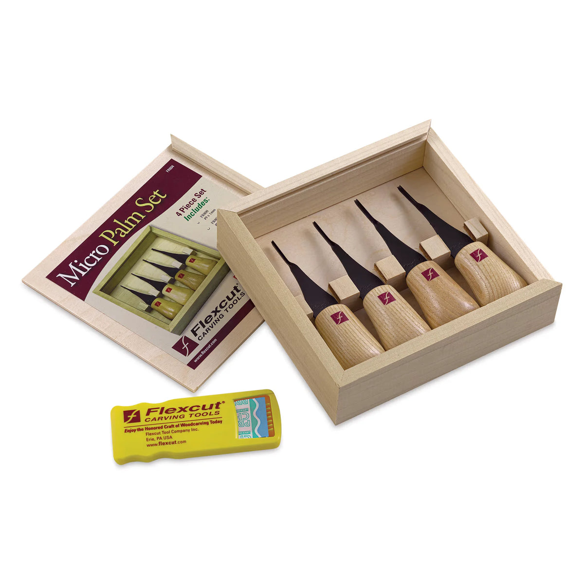 Flexcut Micro PalmSized Carving Tools  Set of 4