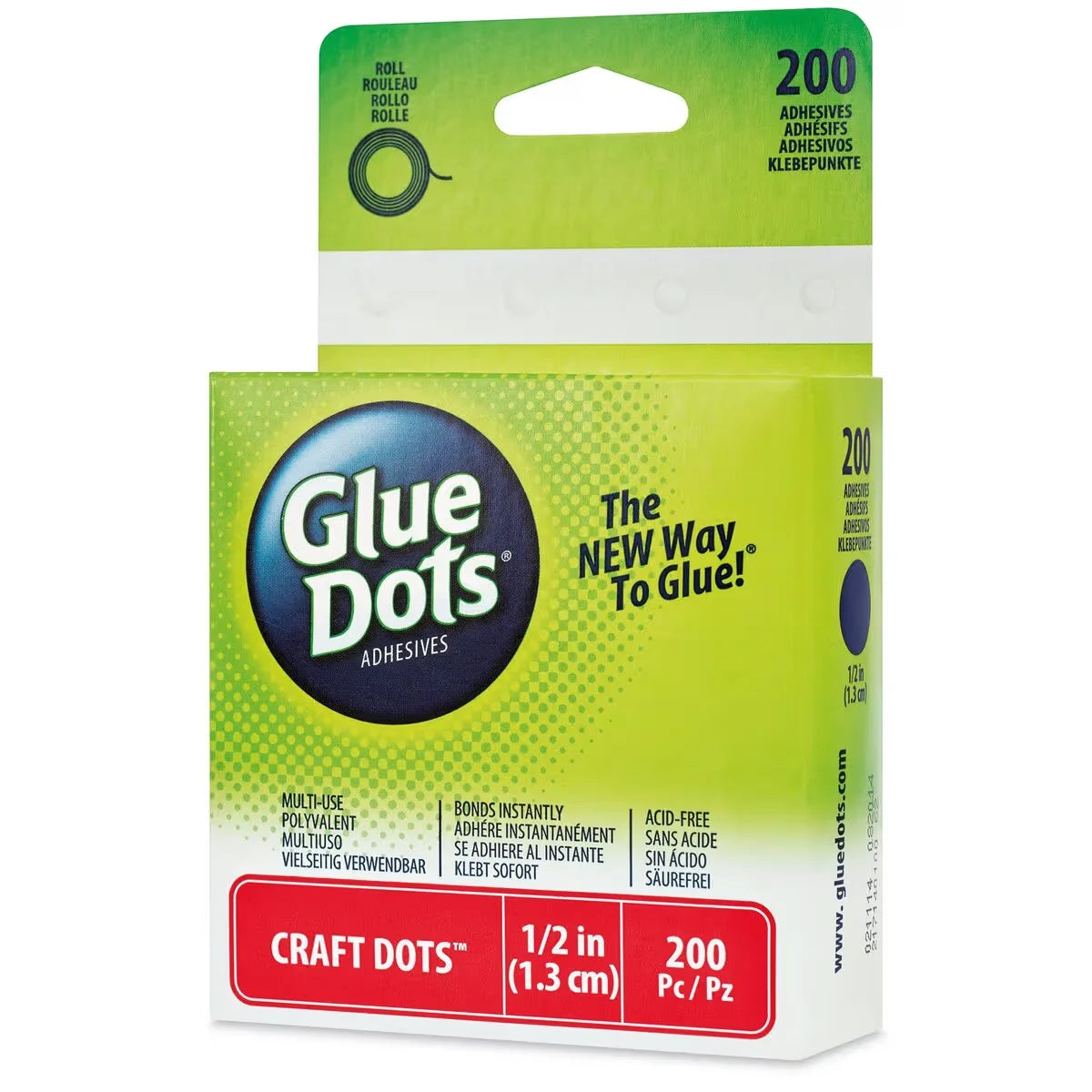 Glue Dots Craft Glue Dots  1/2 Pkg of 200