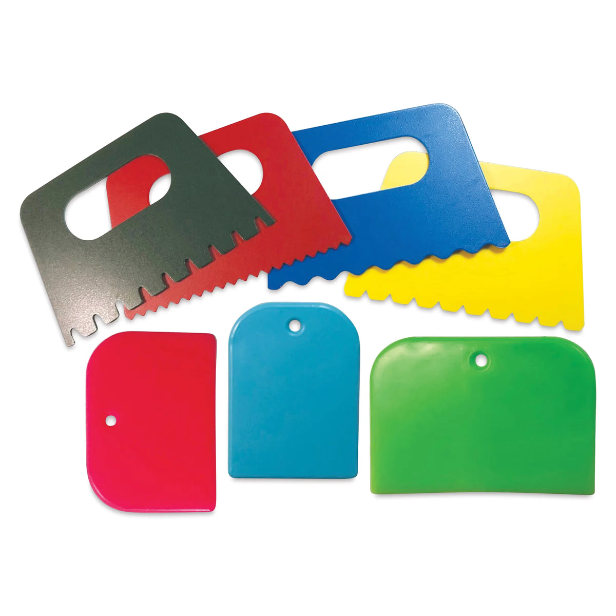 Roylco Plastic Paint Scrapers  Set of 7