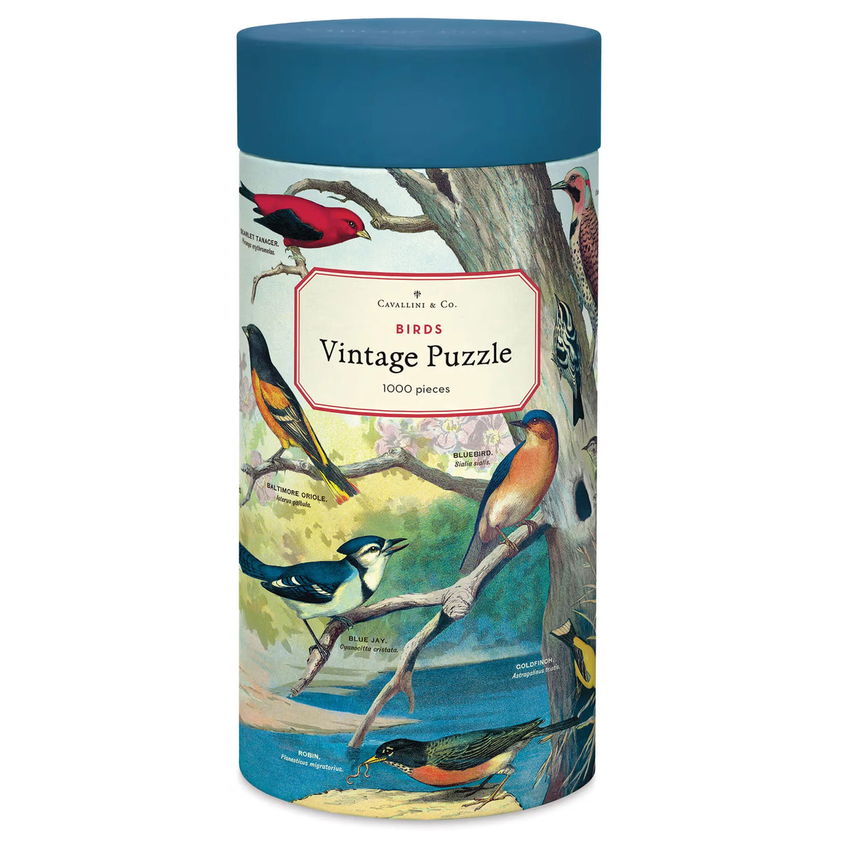 Cavallini Vintage Audubon Birds 1000 Piece Puzzle