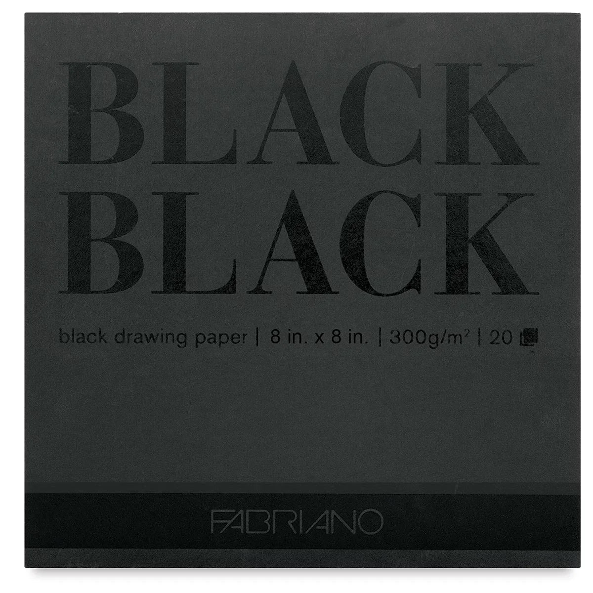 Fabriano Black Black Pad  9 x 12m 20 Sheets 300 gsm
